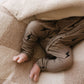 Bamboo Zip Pajamas | Brown & Black Lightning Bolt