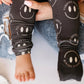 Bamboo Zip Pajamas | Charcoal & White ff Smile