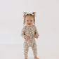 Bamboo Zip Pajamas | French Gray Floral