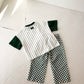 T-Shirt & Pant Set | Lucky Micro Check