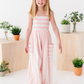 Pink Coastal | Stripe Romper
