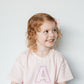 Custom Embroidered Organic Cotton Terry Shorts Set - Pink & Purple
