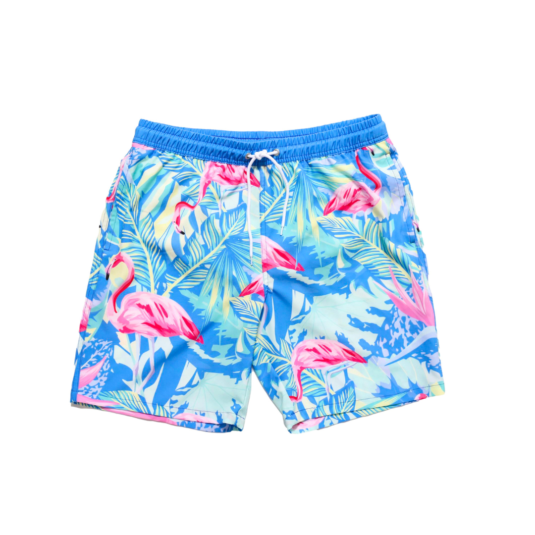 Indigo Flamingo Trunks MENS