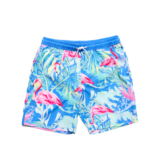 Indigo Flamingo Trunks MENS