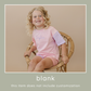 Blank Organic Cotton Colorblock Tee and Shorts Set