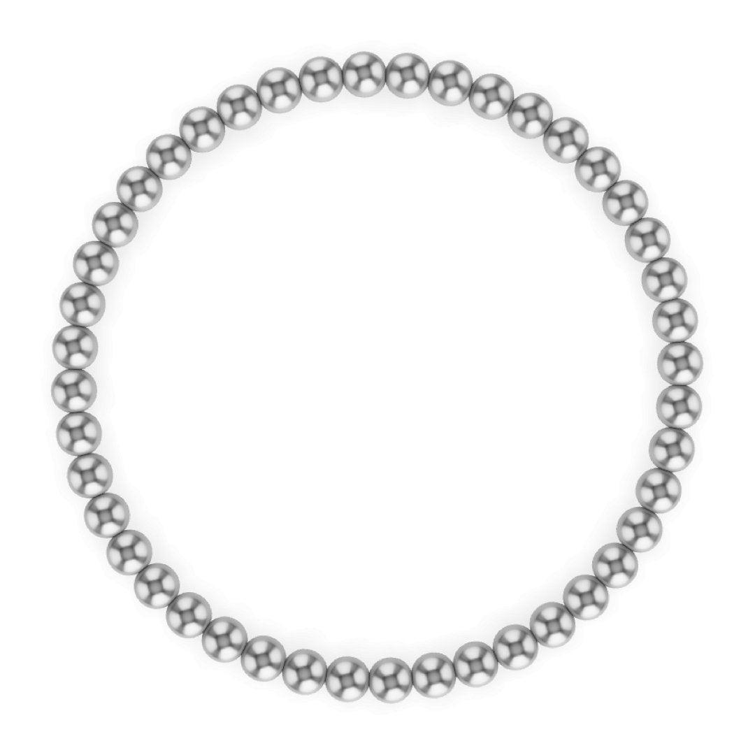 4MM Silver Ball Bracelet - Little Joy Co.