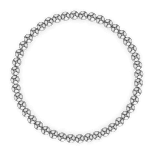 4MM Silver Ball Bracelet - Little Joy Co.