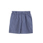 4th of July Royal Blue Gingham American Flag Shirt and Shorts Set