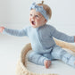 Blue Macaron (ribbed) - Zippy