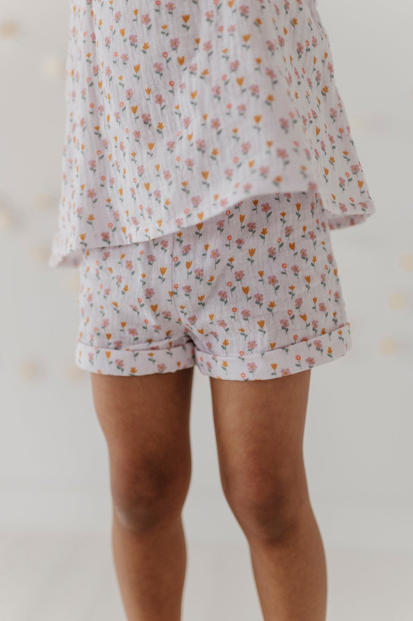 Girl's Gauze Tank & Short Set