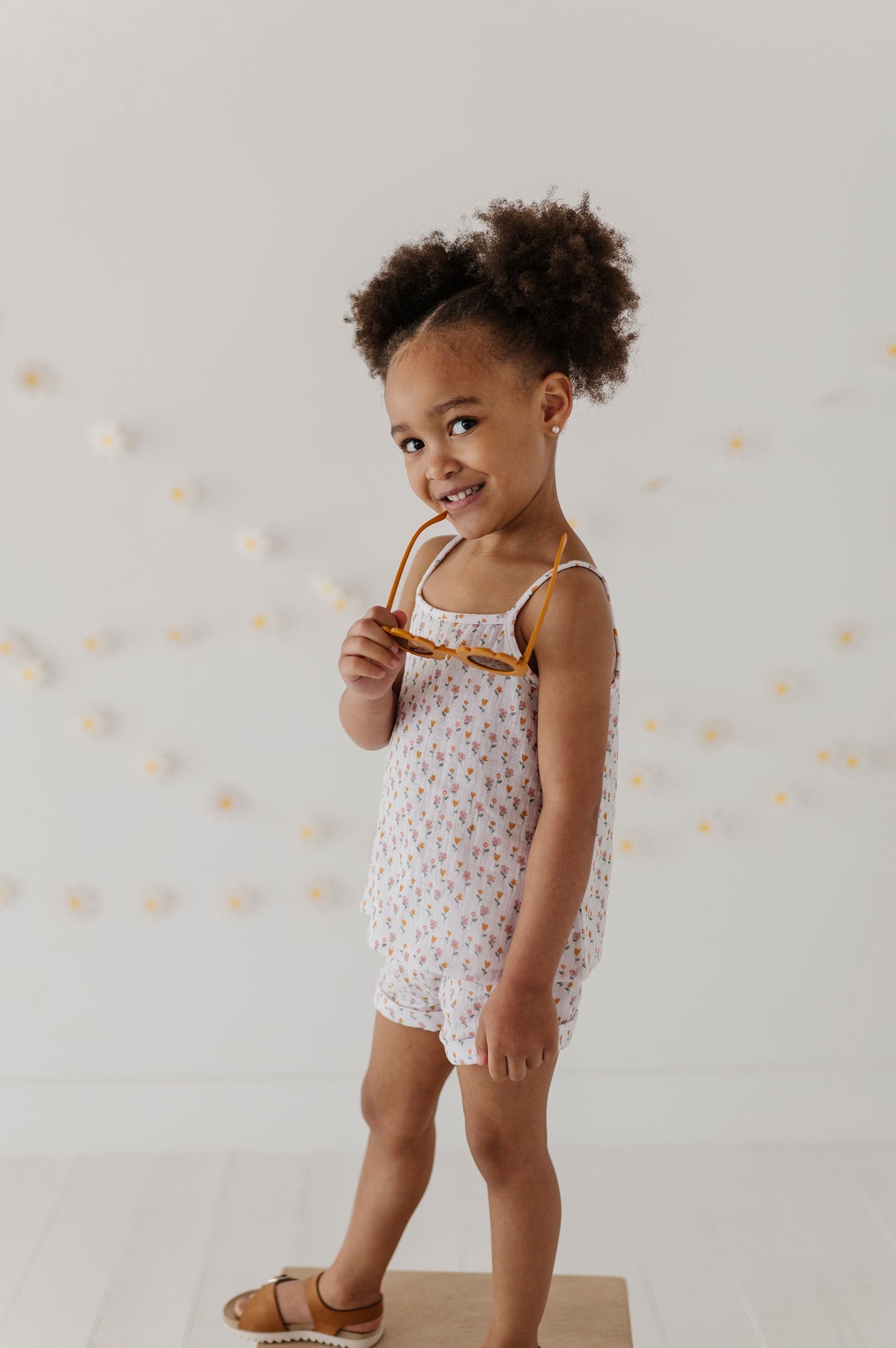 Girl's Gauze Tank & Short Set