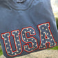 Unisex Adult USA Stars on Comfort Colors Tee