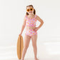 Leopard: Ruffle Bandeau TWO-PIECE