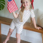 Red White & Blue Tulip 2pc Bamboo Pajamas