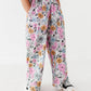 Vintage Sketchy Floral Romper