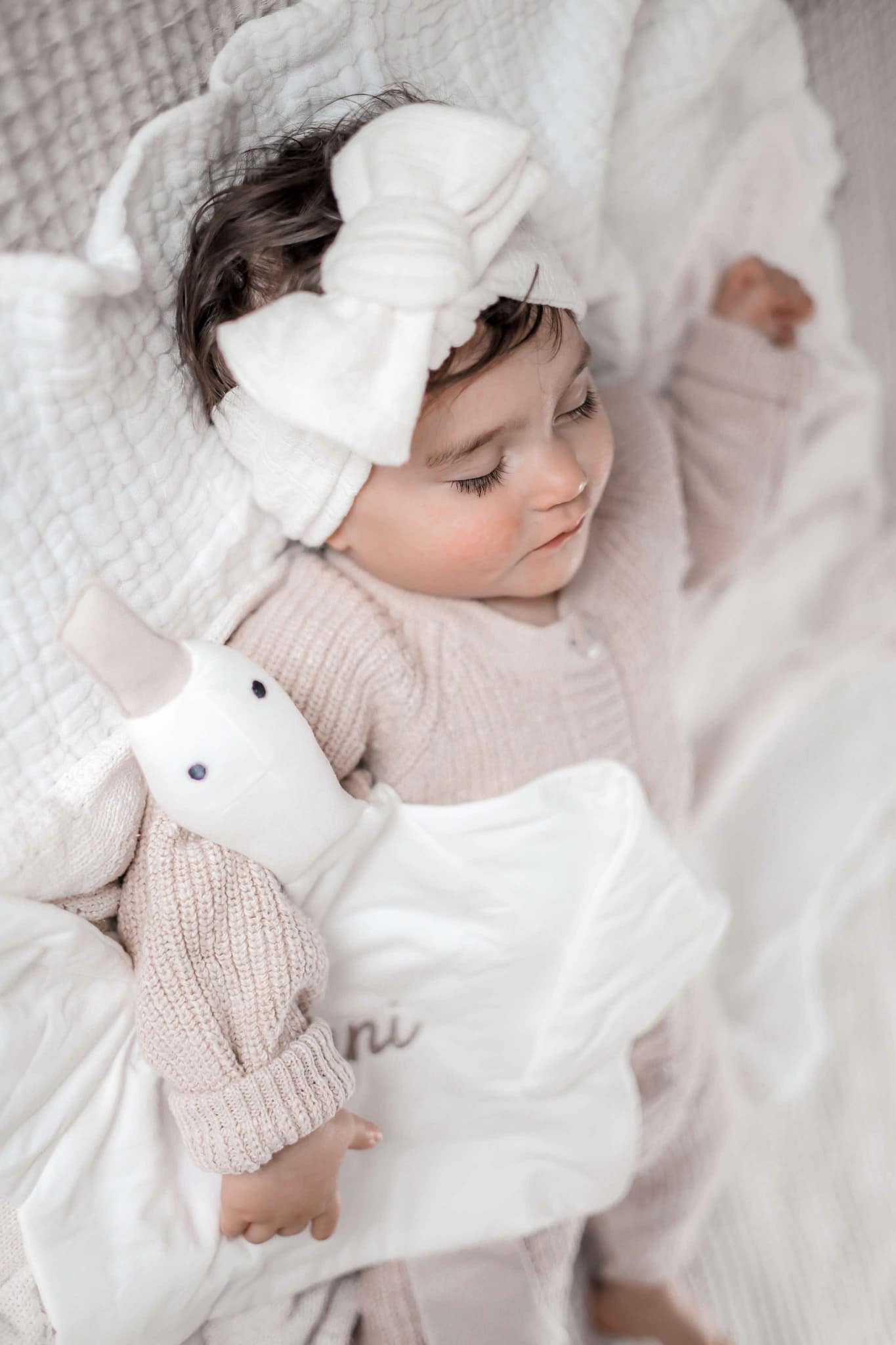 Benutzerdefinierte bestickte Bambus Ente Lovey - XL Plüsch