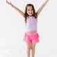 Berry Pink | Ruffle Bum Runner Shorts