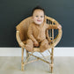 Mustard Bamboo Footed Zipper