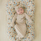 Oatmeal Organic Cotton Ribbed Head Wrap