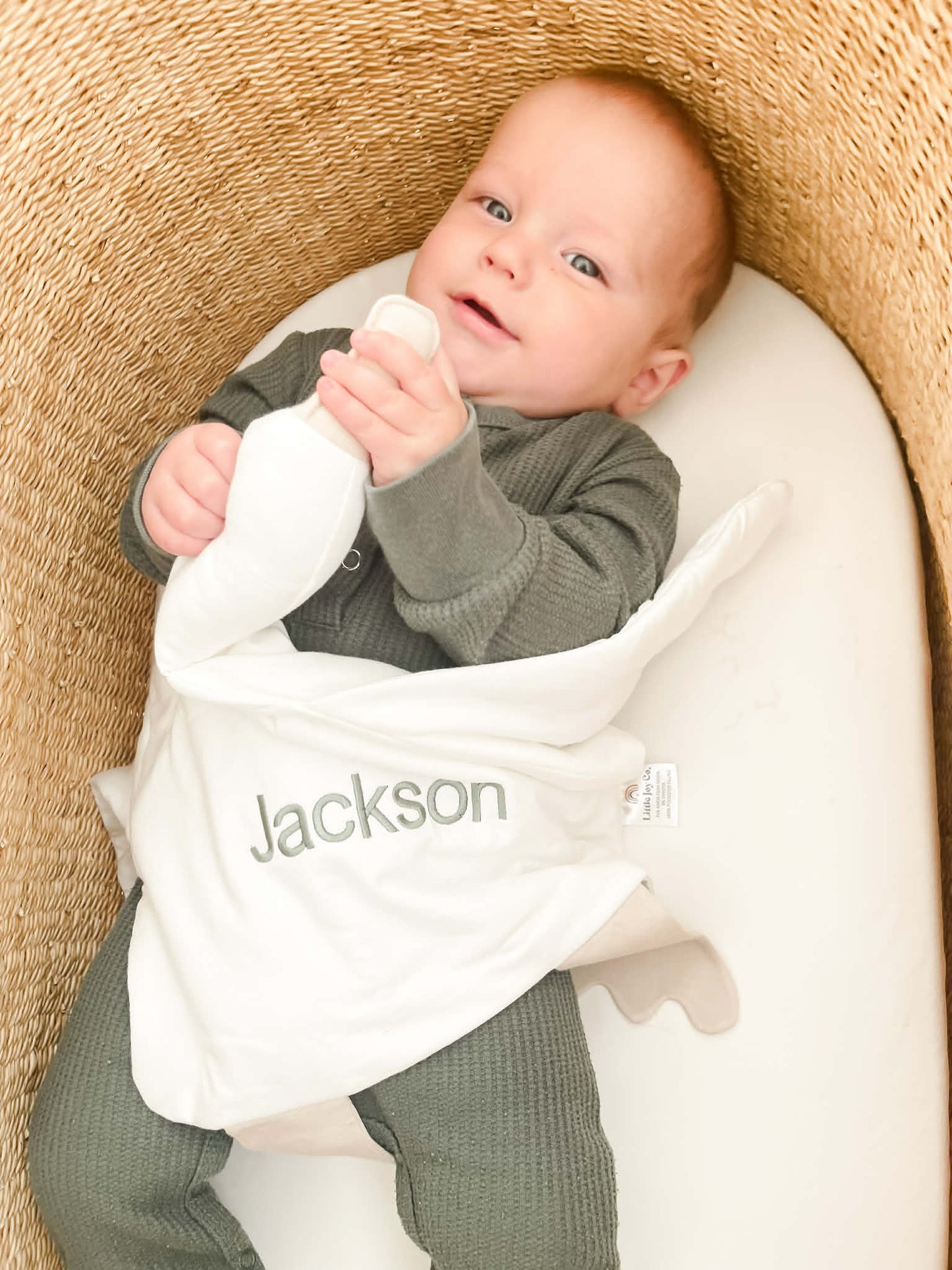 Benutzerdefinierte bestickte Bambus Ente Lovey - XL Plüsch