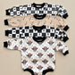 Bubble Romper | Charcoal Bolts