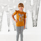 Espresso Striped | (SLIM) LEGGING