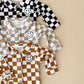 Cotton Shacket | Smiley Checkered Copper
