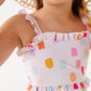 Painted Dotty: Ruffle Bandeau TWO-PIECE