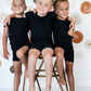 BLACK RIB DREAM SHORT SET