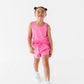 Berry Pink | Ruffle Romper