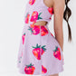 Strawberries | Open Sides Dress (with detached shorts!)