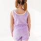 Violet: TERRY ROMPER