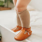 LLB Eyelet Knee High Socks - Little Joy Co.