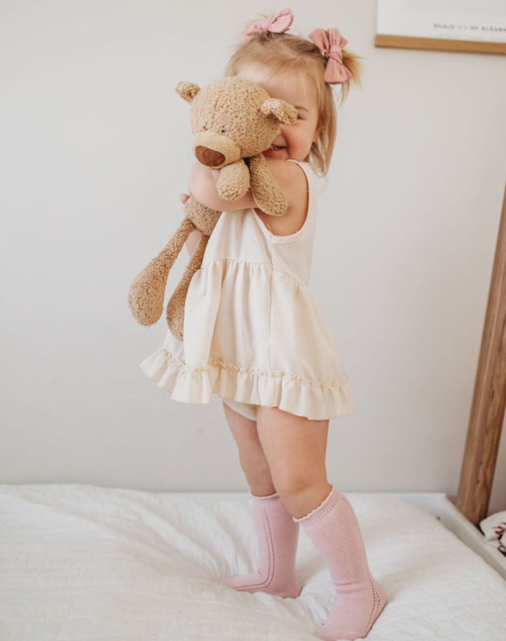 LLB Eyelet Knee High Socks - Little Joy Co.