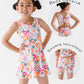 Poppy Floral | Twisty Back Dress (with detached shorts!)