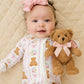 Bamboo Zip Romper | Honey Bear