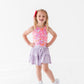 Very Violet | 2-tiered Skort