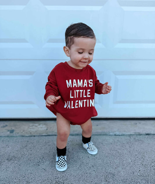 Mama's Little Valentine Sweatshirt-Strampler - weitere Farben