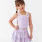 Very Violet | 2-tiered Skort
