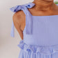 Ocean | Ruffle Strappy Twirl Dress