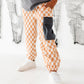 Taupe Check | CARGO JOGGERS