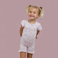 EXCLUSIVE DUCKS AND DAISIES DREAM RUFFLE SHORT SET