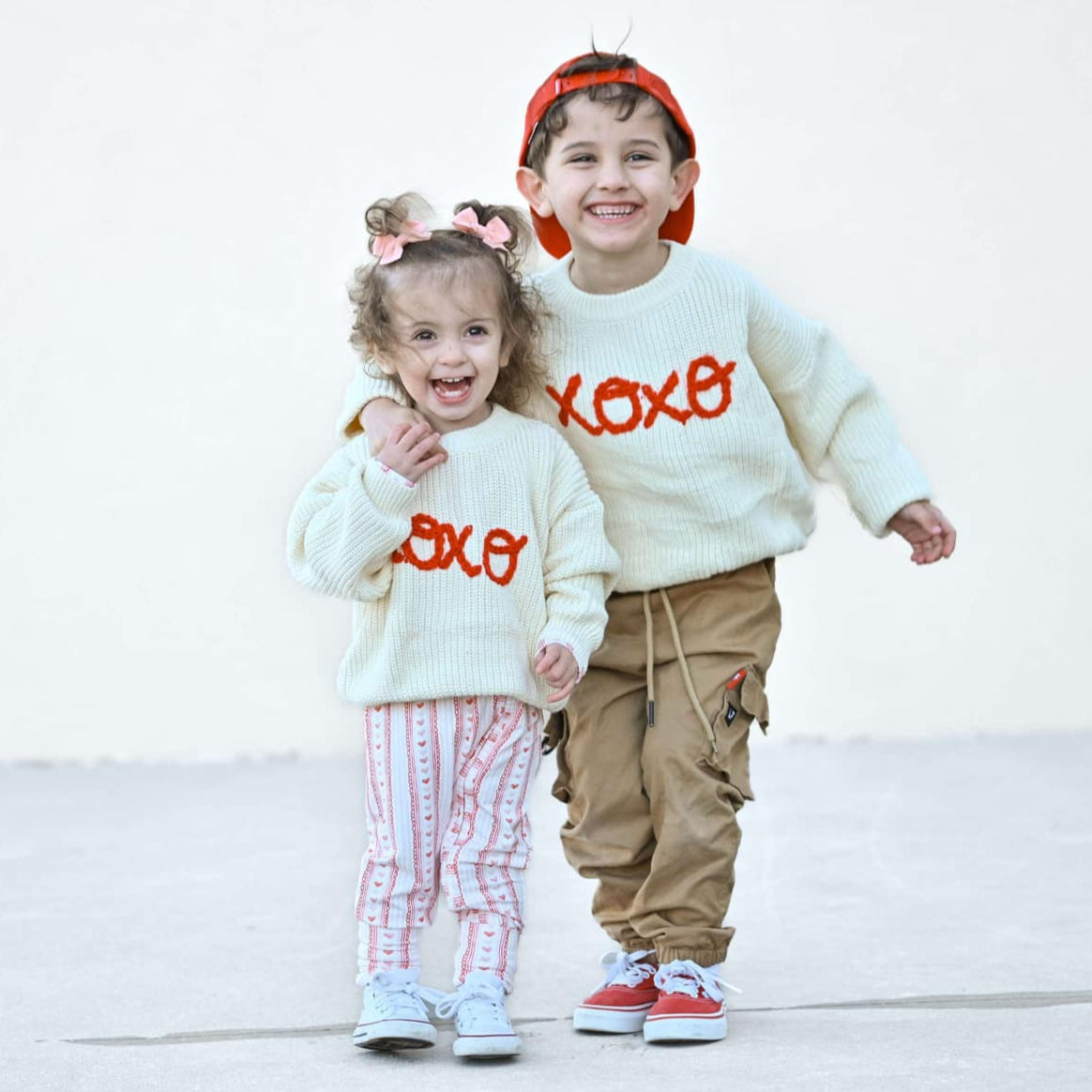 XOXO Hand Embroidered Sweater