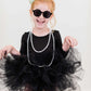 Black 3/4 Tutu Leotard