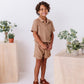 Sand Check Terry | Boys Set