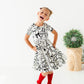 Cream Preppy Bow | Collard Twirl Dress