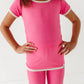 ROSEY | Tee + Biker Shorts RIB SET