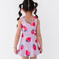 Strawberries | Open Sides Dress (with detached shorts!)