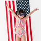 Spangled Stripes | Star Button TWO-PIECE