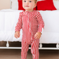 Red Stripes | ZIP ROMPER